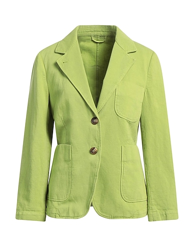 KILTIE Giacca Verde lime 68% Cotone, 32% Lino