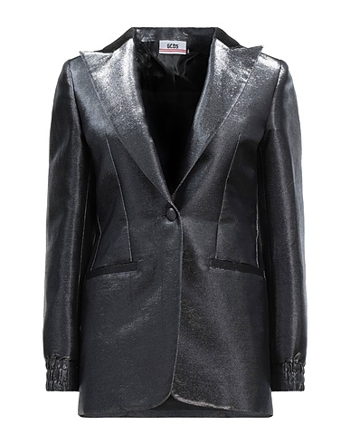 GCDS Blazer Charcoal 49% Polyester, 34% Cotton, 15% Polyamide, 2% Other Fibres