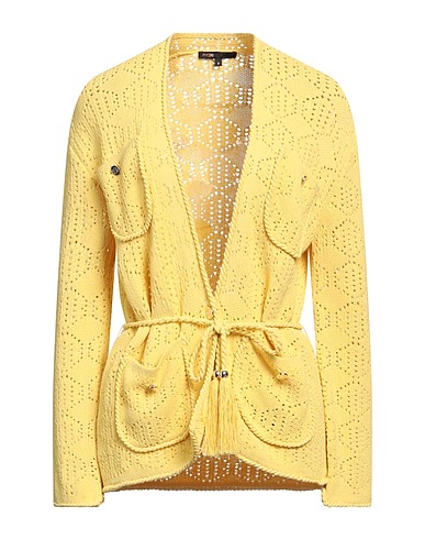 MAJE Blazer Yellow 51% Cotton, 49% Polyamide