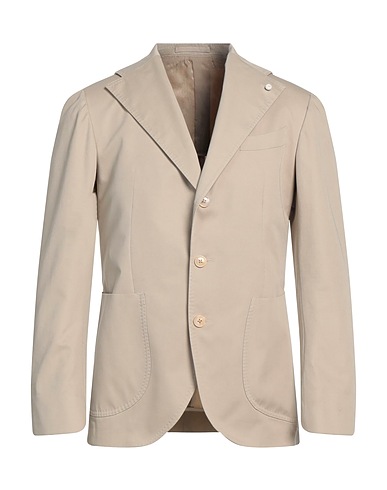 LUIGI BIANCHI Mantova Blazer Beige 100% Cotton
