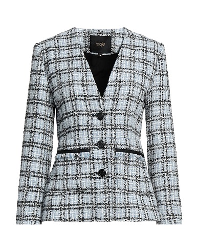 MAJE テーラードジャケット スカイブルー ポリエステル 82% / レーヨン 18%