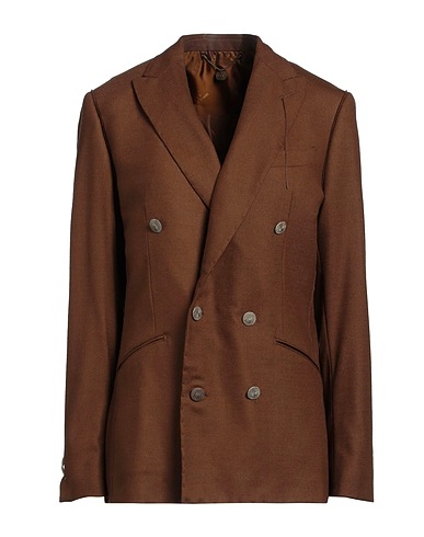 MAURIZIO MIRI Blazer Brown 98% Wool, 2% Lycra®