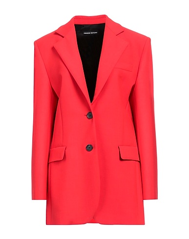 KWAIDAN EDITIONS Blazer Red 52% Polyester, 43% Virgin Wool, 4% Elastane, 1% Polyamide