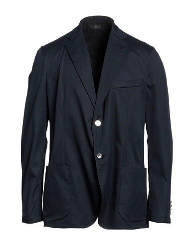 BRIONI Blazer Midnight blue 98% Cotton, 2% Elastane