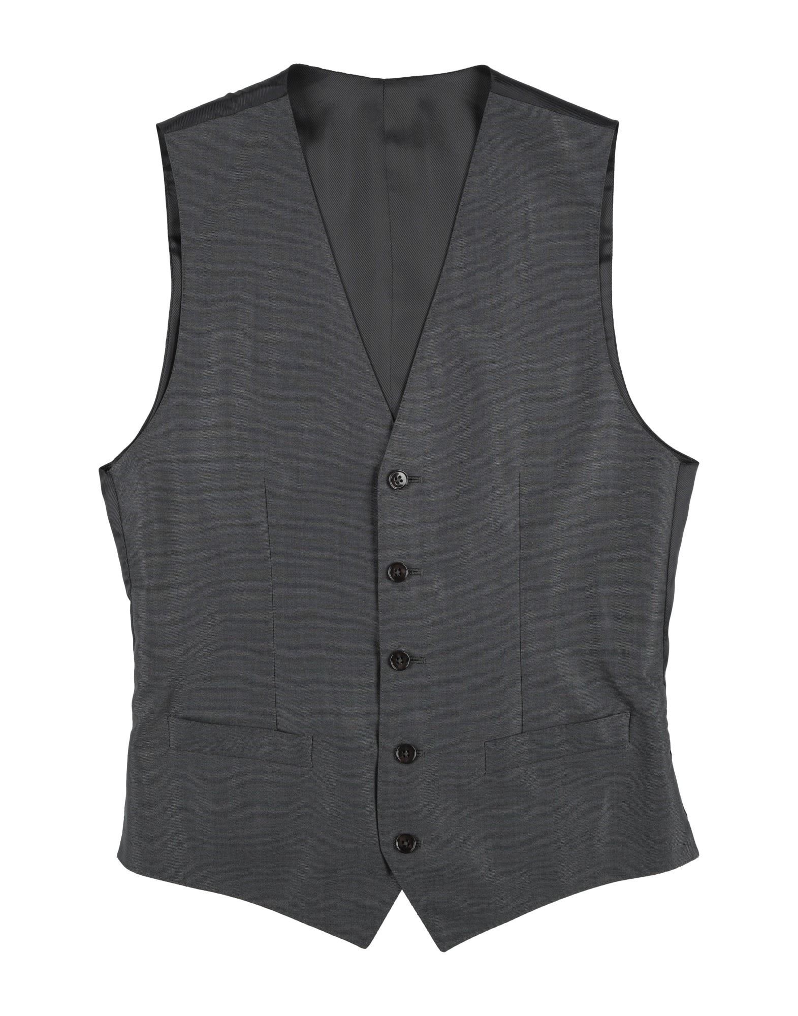 DOLCE&GABBANA | Charcoal Men's Suit Vest | YOOX