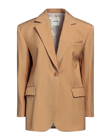 SANDRO Americana Beige 100% Viscosa