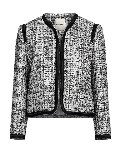 SANDRO Blazer 95% Polyester, 3% Cotton, 1% Metallic Polyester, 1% Viscose
