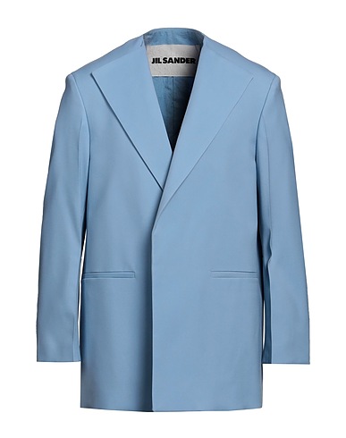 JIL SANDER Veste Bleu clair 100% Laine