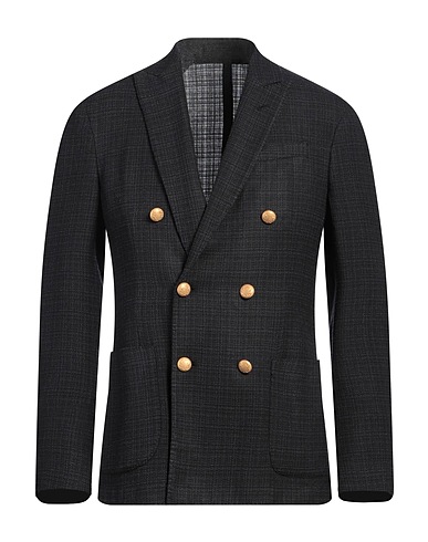 LARDINI Blazer Nero 96% Lana, 4% Seta