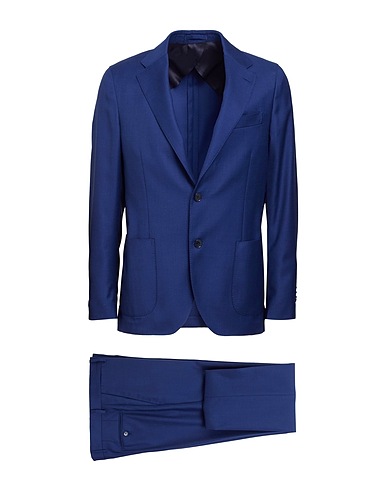 LARDINI Suits Navy 100% Wool