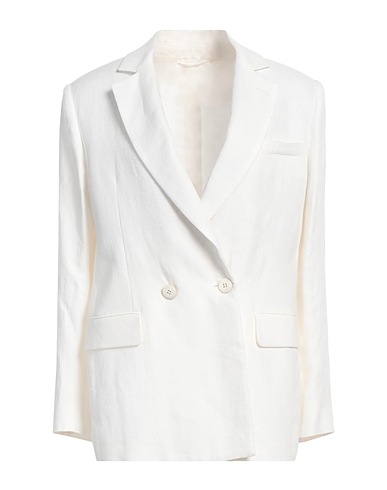 GENTRYPORTOFINO Blazer White 100% Linen