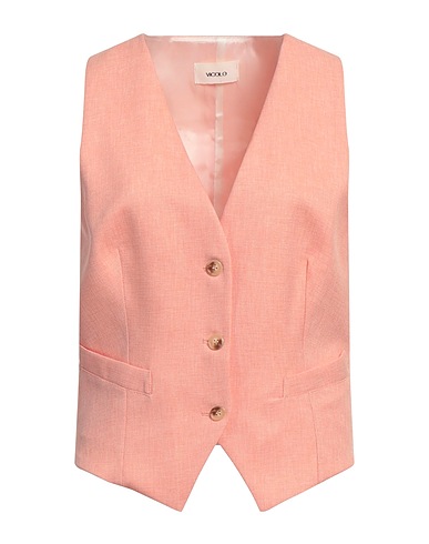 VICOLO Waistcoat Apricot 100% Polyester