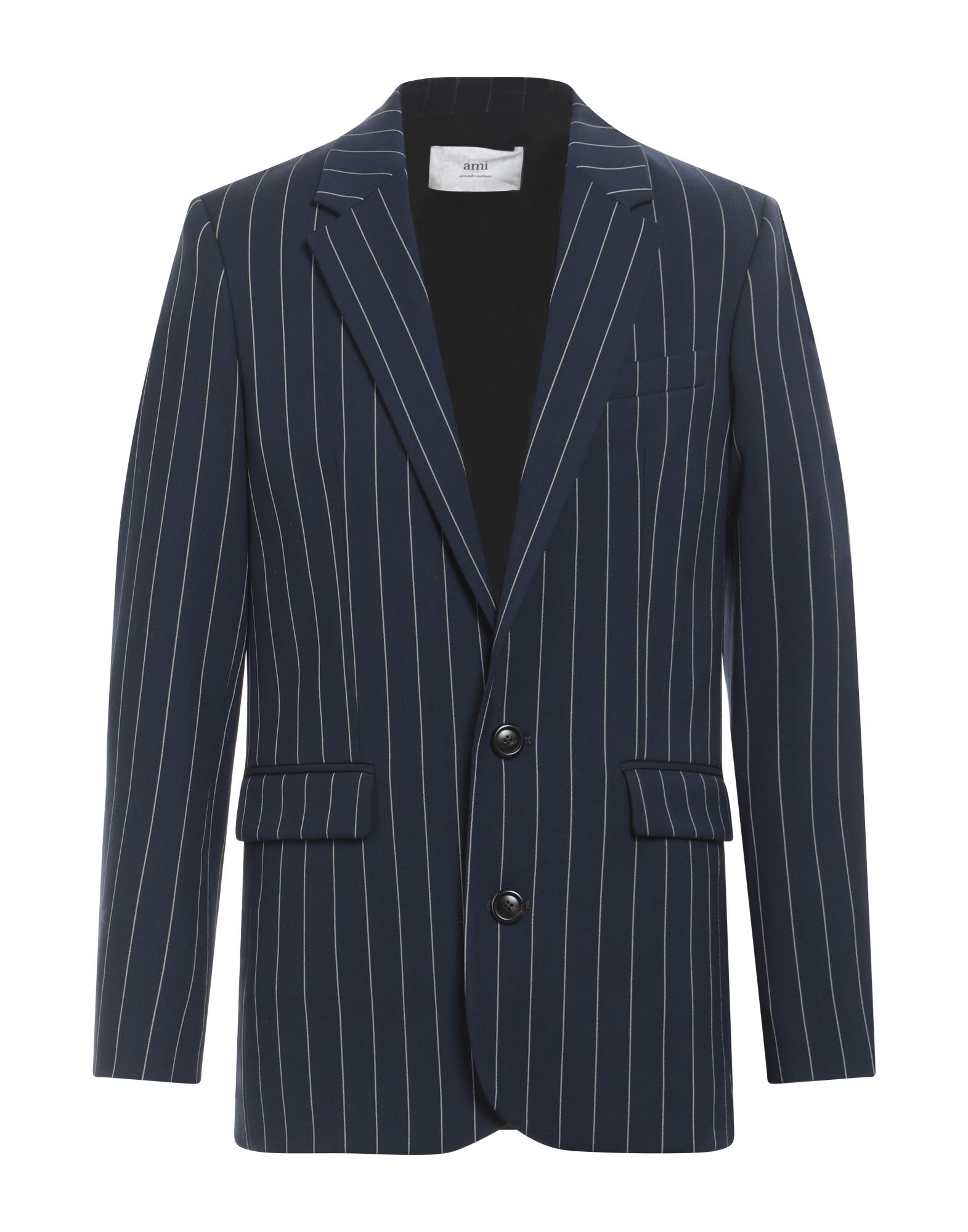【送料&関税込】Ami Alexandre Mattiussi Midnight Blue Wool B AMI ALEXANDRE MATTIUSSI | Midnight blue Men's Blazer | YOOX