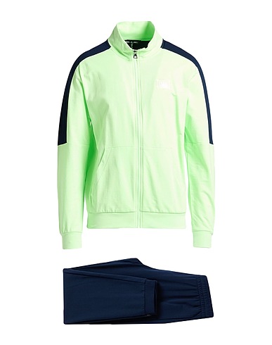 EA7 Tuta Sportiva Verde chiaro 100% Cotone