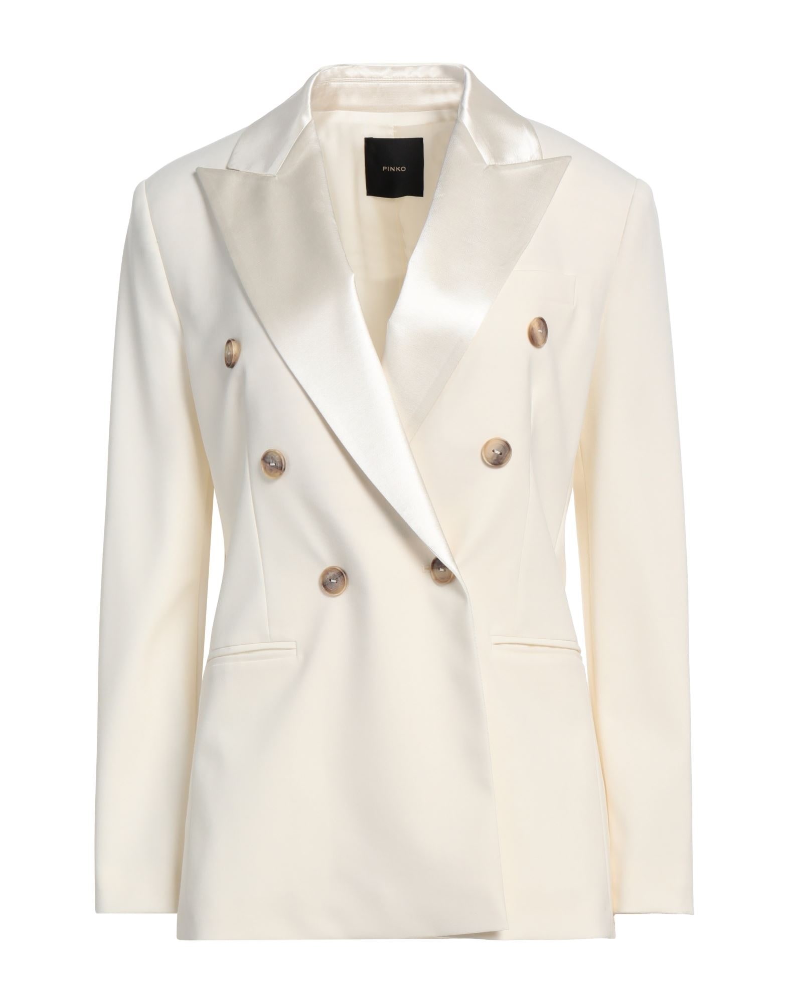 スーツ PINKO Women Jackets SIGMATICO1Z15 WHITE Pinko women's crepe suit 102208a14i Optical White