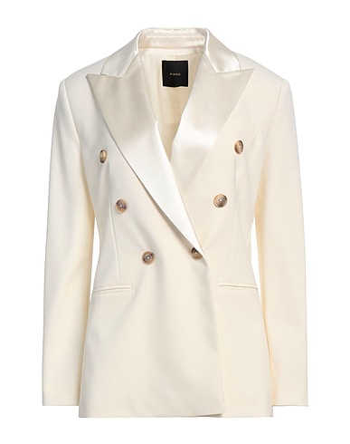 PINKO Blazer Cream 55% Polyester, 41% Wool, 4% Elastane, Cotton, Viscose