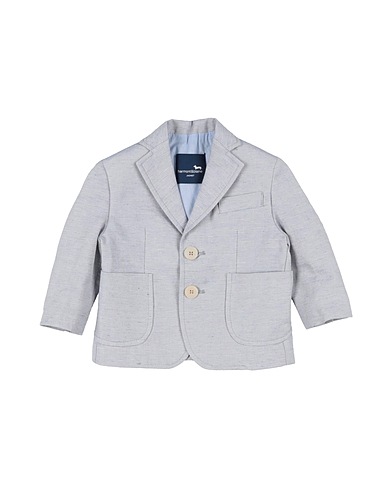 HARMONT & BLAINE Blazer Light grey 60% Cotton, 30% Linen, 10% Polyester