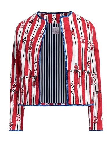 STELLA JEAN Blazer Red 97% Cotton, 3% Elastane