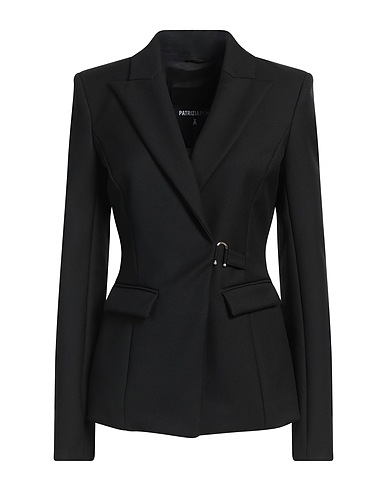 PATRIZIA PEPE Blazer Black 74% Polyester, 21% Viscose, 5% Elastane