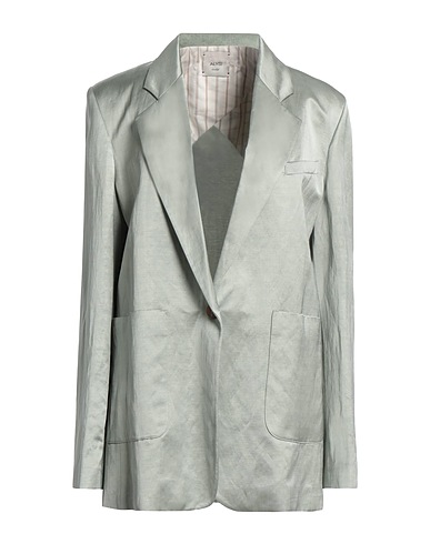 ALYSI Blazer CHOCOLAT Sage green 68% Linen, 32% Viscose, Wool