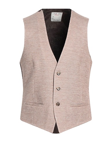 L.B.M. 1911 Suit vest Camel 59% Linen, 41% Cotton