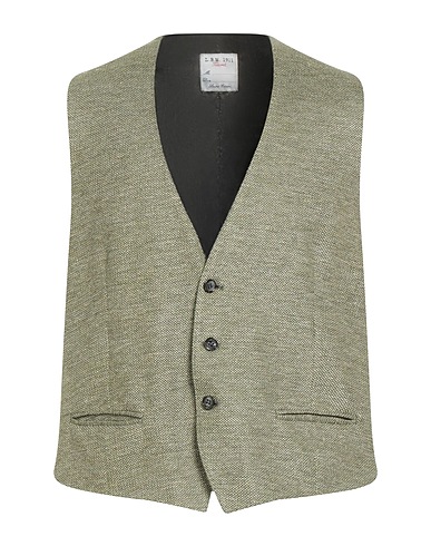 L.B.M. 1911 Waistcoat Military green 59% Linen, 41% Cotton