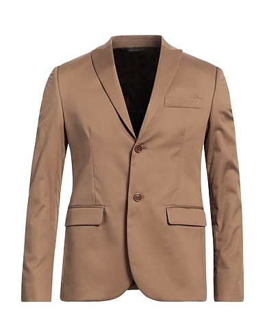 DANIELE ALESSANDRINI Blazer Sand 97% Cotton, 3% Elastane