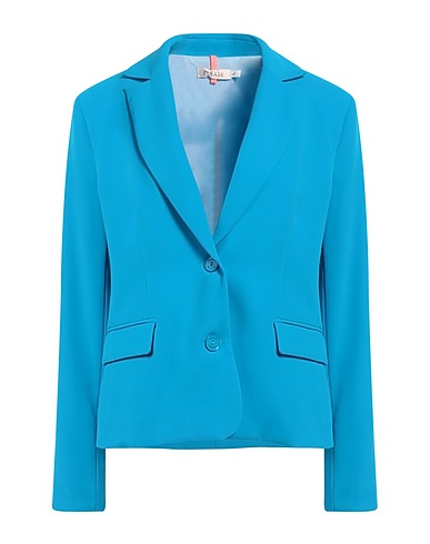 PLEASE Giacca Azzurro 100% Poliestere