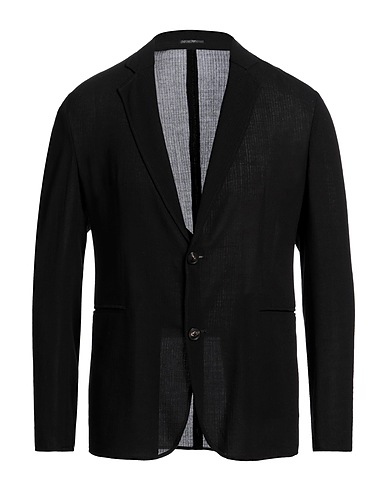 EMPORIO ARMANI Blazer Black 100% Virgin Wool