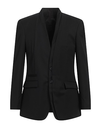 ISABEL BENENATO Blazer Black 100% Virgin Wool