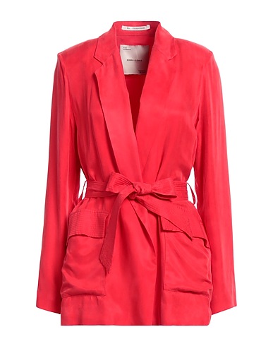 EMMA & GAIA Blazer Tomato red 60% Cupro, 40% Viscose