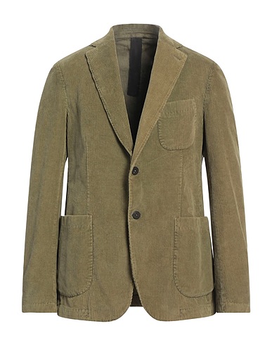 MESSAGERIE Blazer PATRIZIO PISCAGLIA Military green 98% Cotton, 2% Elastane