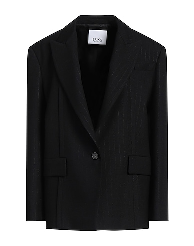 ERIKA CAVALLINI Blazer 55% Polyester, 43% Wool, 2% Elastane