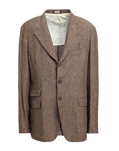 MASSIMO ALBA Blazer Brown 100% Linen