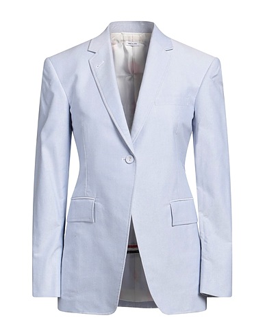 THOM BROWNE Blazer Light blue 100% Cotton