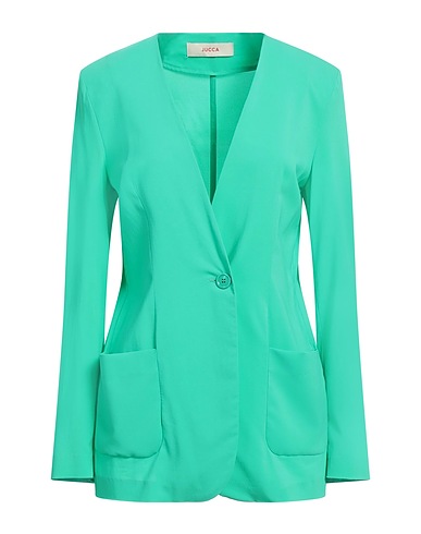 JUCCA Blazer Emerald green 95% Viscose, 5% Elastane