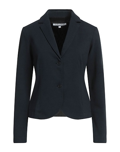 EUROPEAN CULTURE Blazer Midnight blue 87% Cotton, 8% Viscose, 5% Lycra®