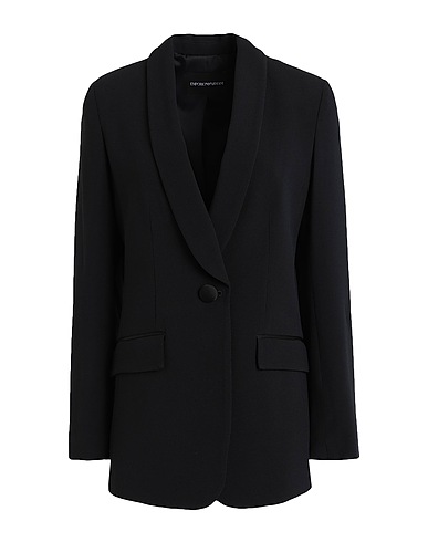 EMPORIO ARMANI Blazer Midnight blue 70% Acetate, 30% Viscose