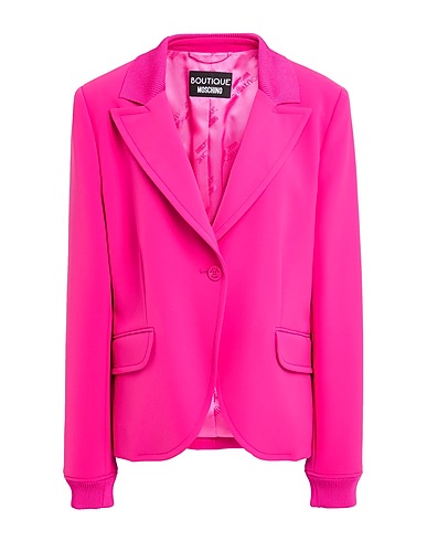 BOUTIQUE MOSCHINO Blazer Fuchsia 90% Polyester, 10% Elastane