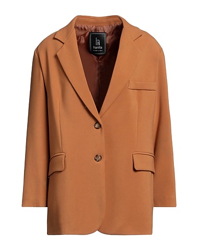 HANITA Blazer Camel 63% Polyester, 33% Viscose, 4% Elastane