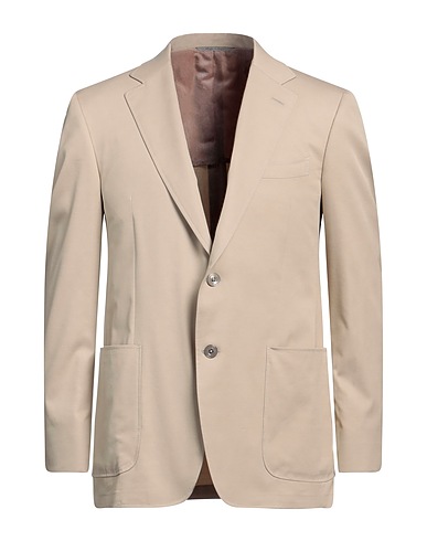 CANALI Blazer Beige 61% Cotton, 31% Super 150s Wool, 5% Silk, 3% Elastane