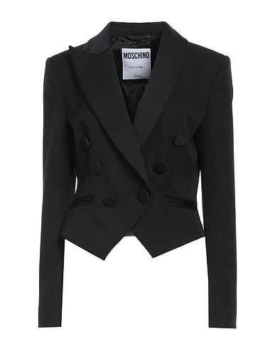 MOSCHINO Blazer Black 100% Virgin Wool