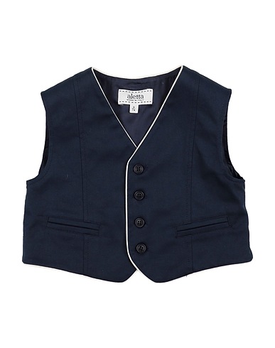 ALETTA Suit vest BLU NOTTE 97% Cotton, 3% Elastane