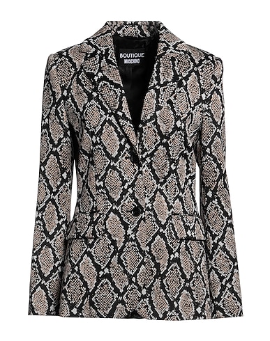 BOUTIQUE MOSCHINO Blazer Black 97% Polyamide, 3% Elastane