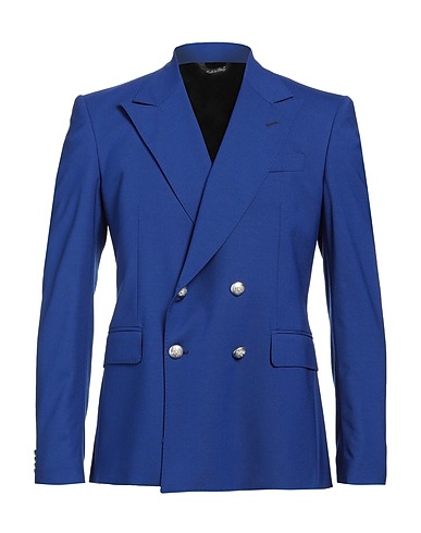 BRIAN DALES Blazer Blue 54% Polyester, 44% Wool, 2% Elastane