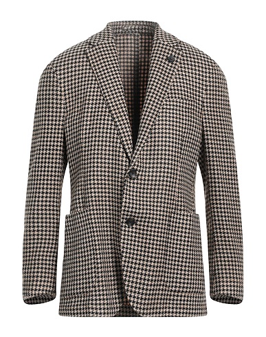 LARDINI Blazer Beige 62% Wool, 23% Cotton, 15% Polyamide