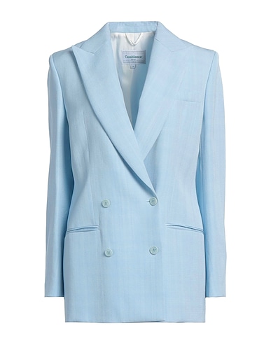 CASABLANCA Blazer Sky blue 57% Viscose, 43% Silk