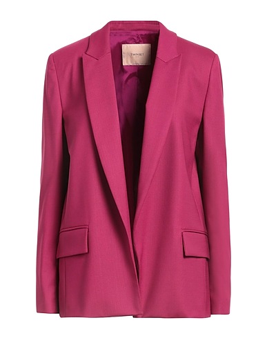 TWINSET Blazer Fuchsia 54% Polyester, 44% Wool, 2% Elastane