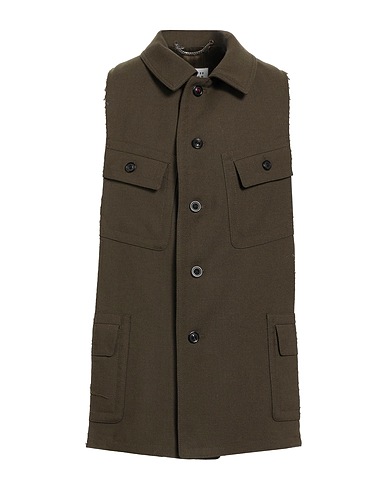 MAISON MARGIELA Waistcoat Military green 100% Wool