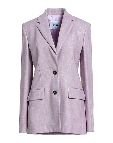 MSGM Giacca Lilla 53% Lana, 45% Viscosa, 2% Poliestere